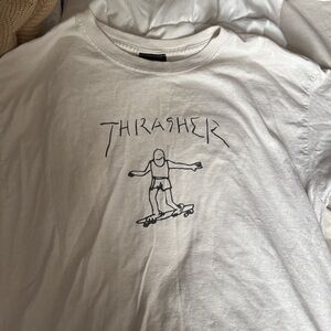 Thrasher Cream Skateboard Graphic Tee